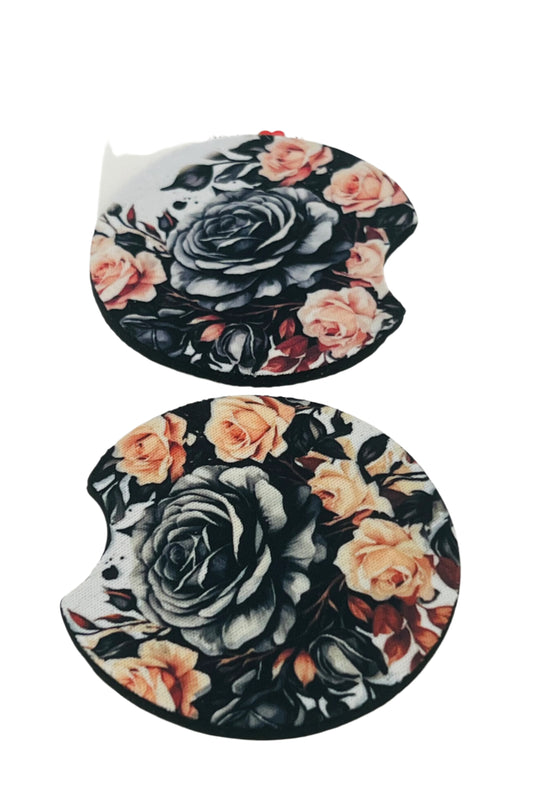 Black & Peach Roses