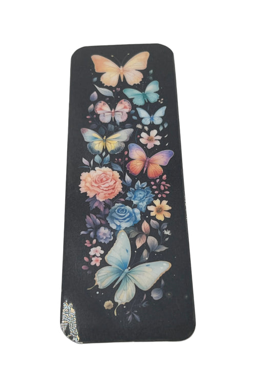 Butterflies Dark Blue background
