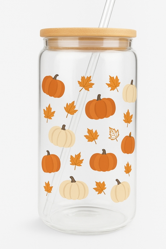 Cream and Orange Pumpkins