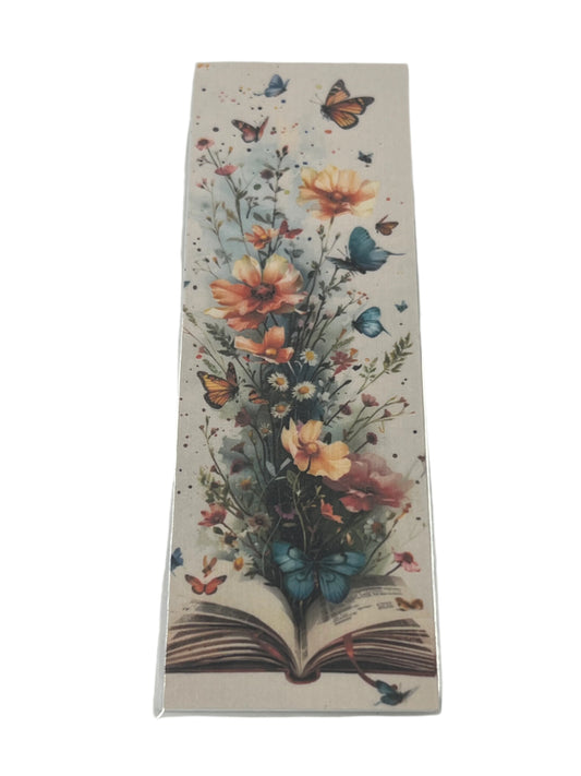 Orange Flowers, Butterflies - 2 sided